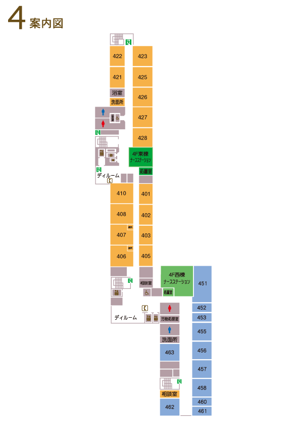 4F 案内図