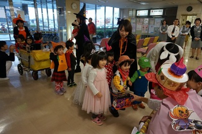 ハロウィン院内訪問２
