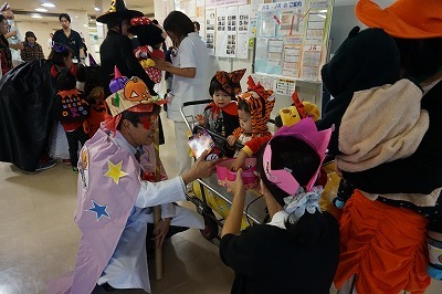 ハロウィン院内訪問５